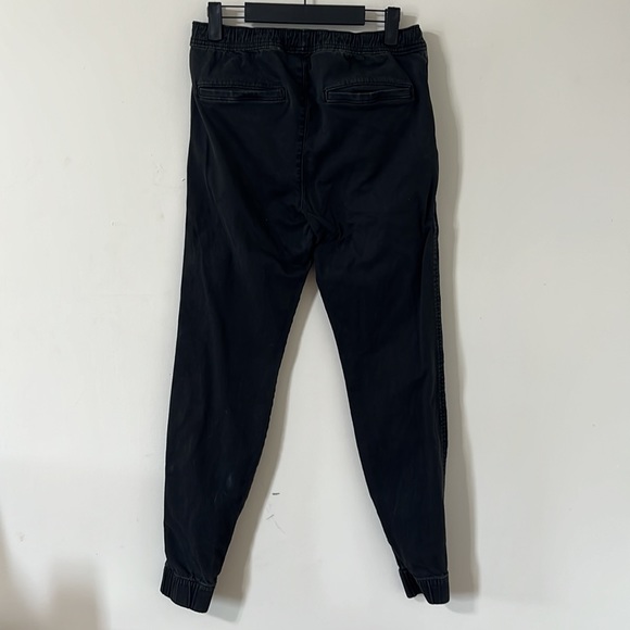 Hollister Men’s Black Twill Joggers Size XS Tall - Picture 8 of 11